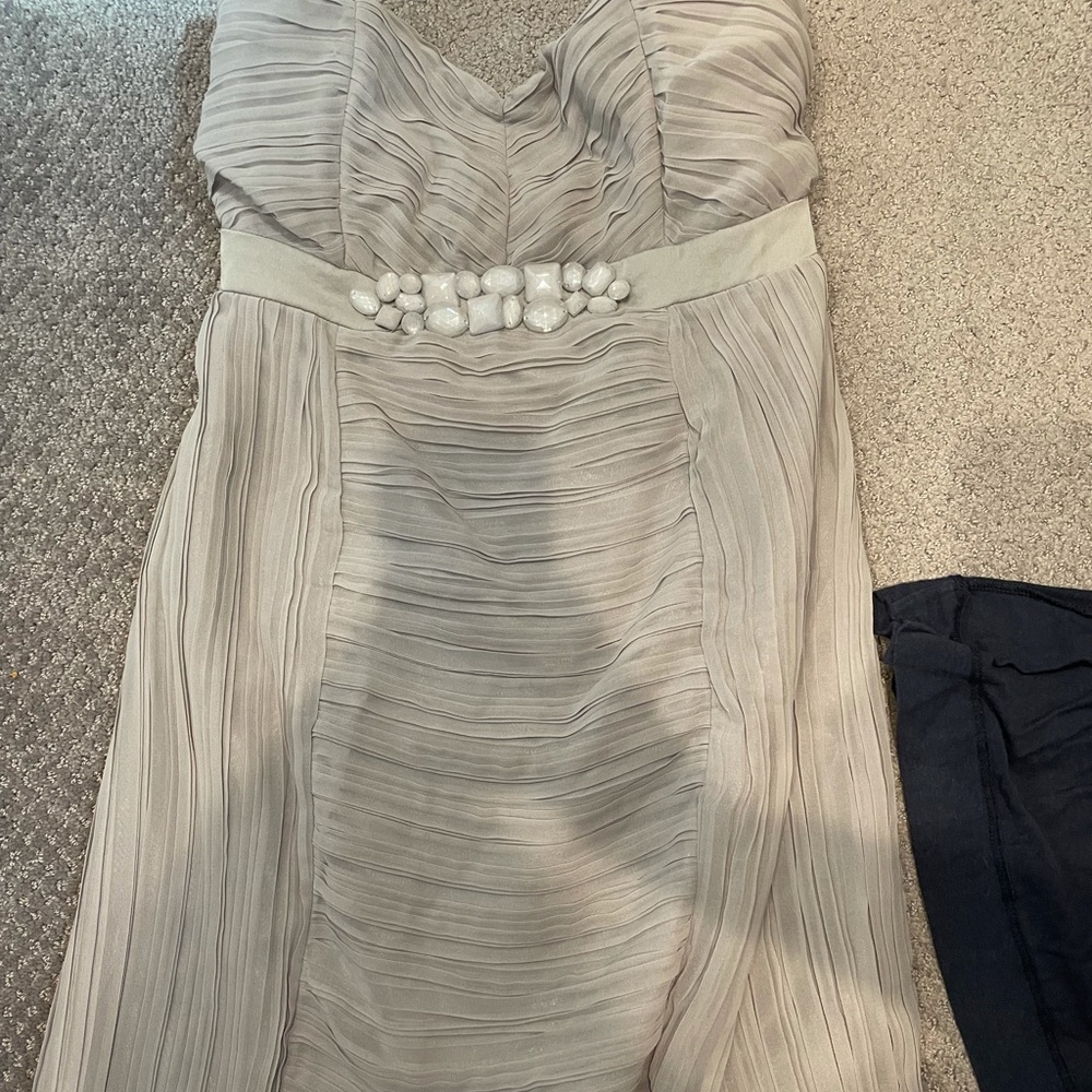 Silver cocktail dress